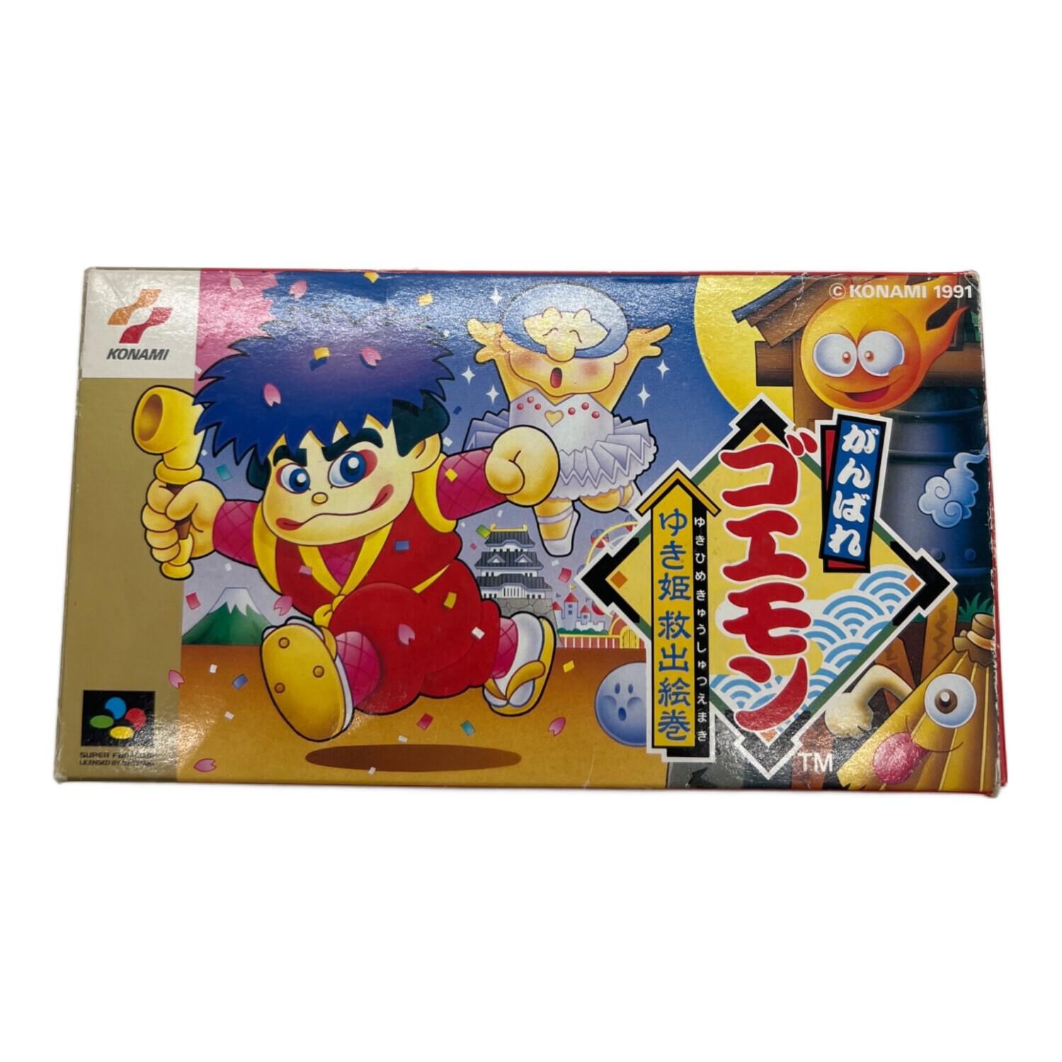 スーパーファミコン用ソフト がんばれゴエモン ゆき姫救出絵巻