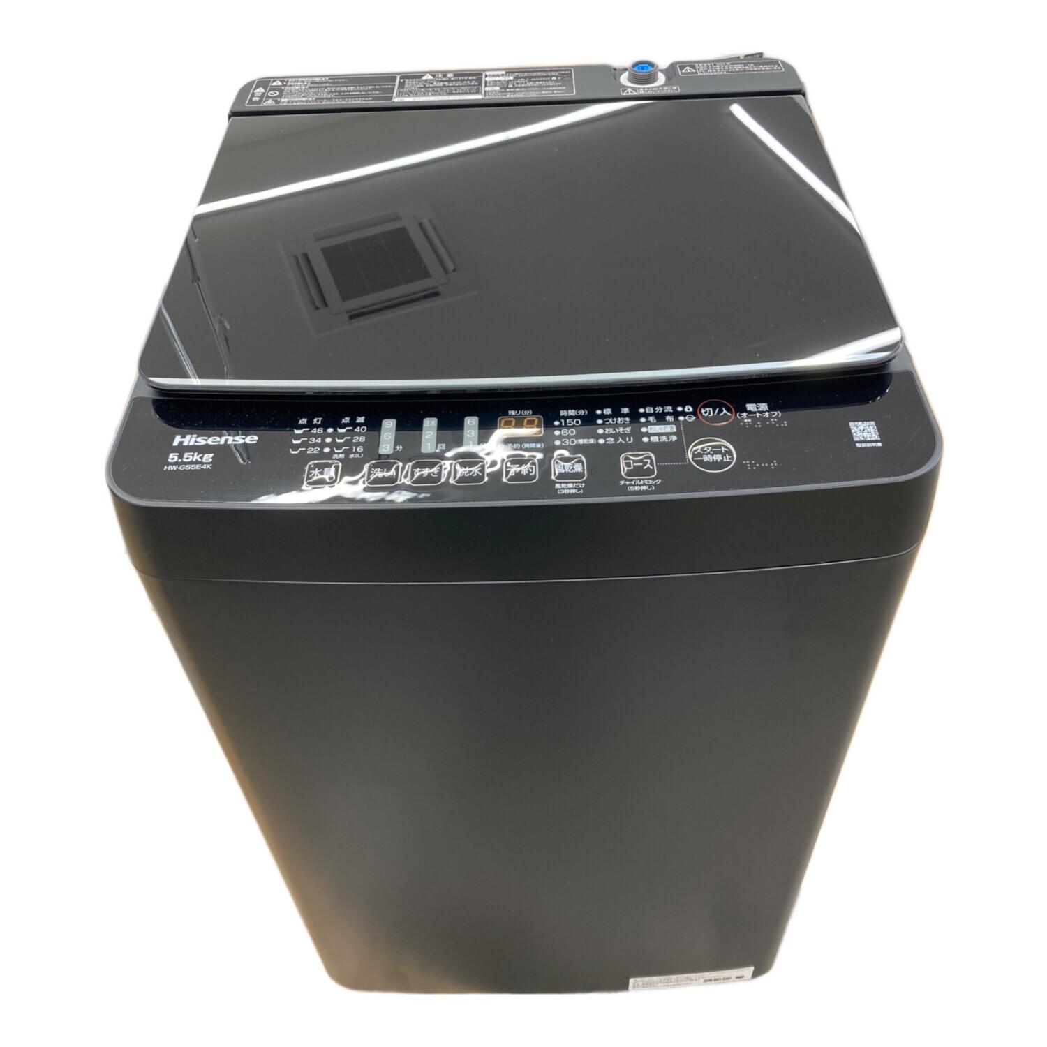 たなか ハイセンス5.5kg 洗濯機 HW-K55B 2024年 Amazon.co.jp