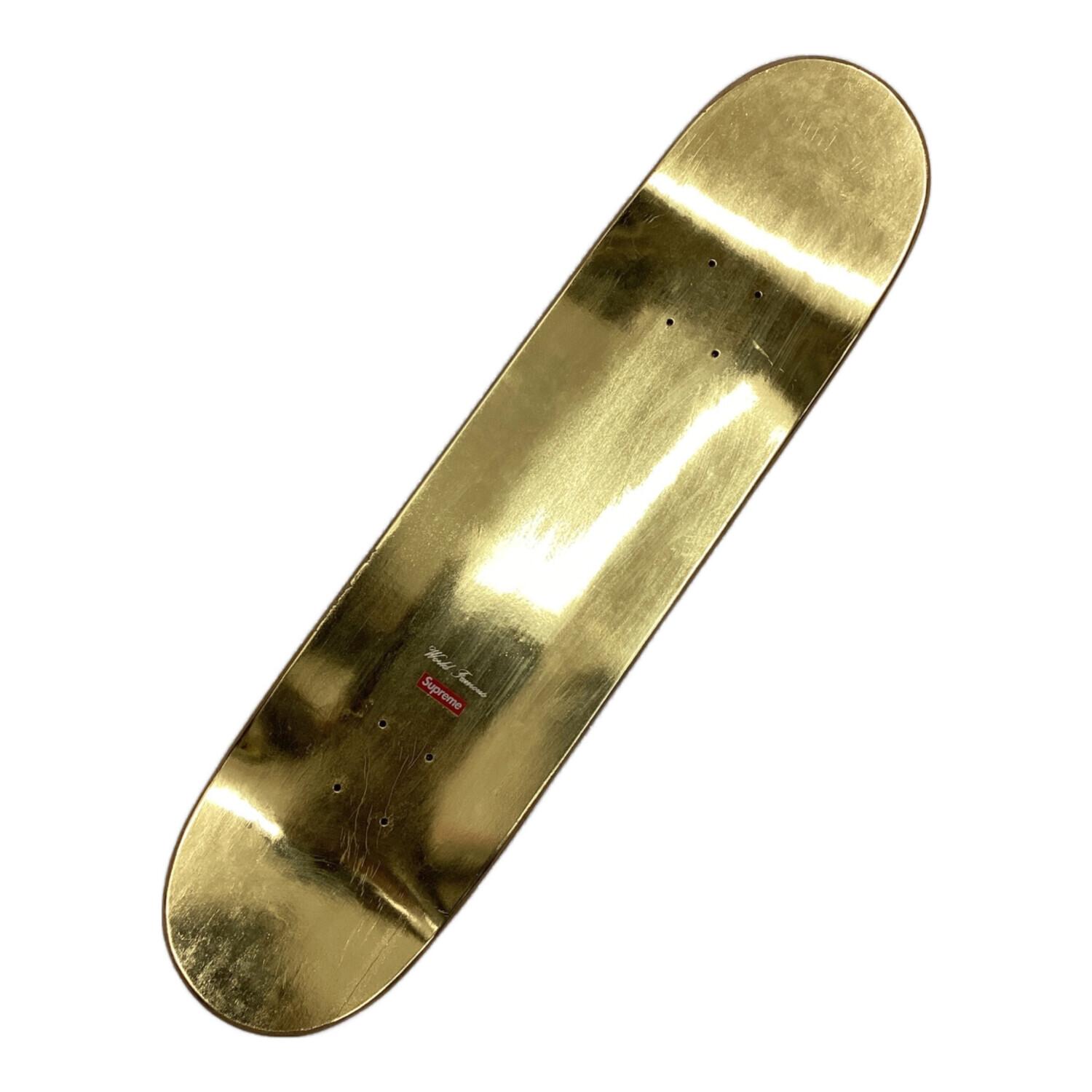 SUPREME (シュプリーム) スケボーデッキ ゴールド World Famous