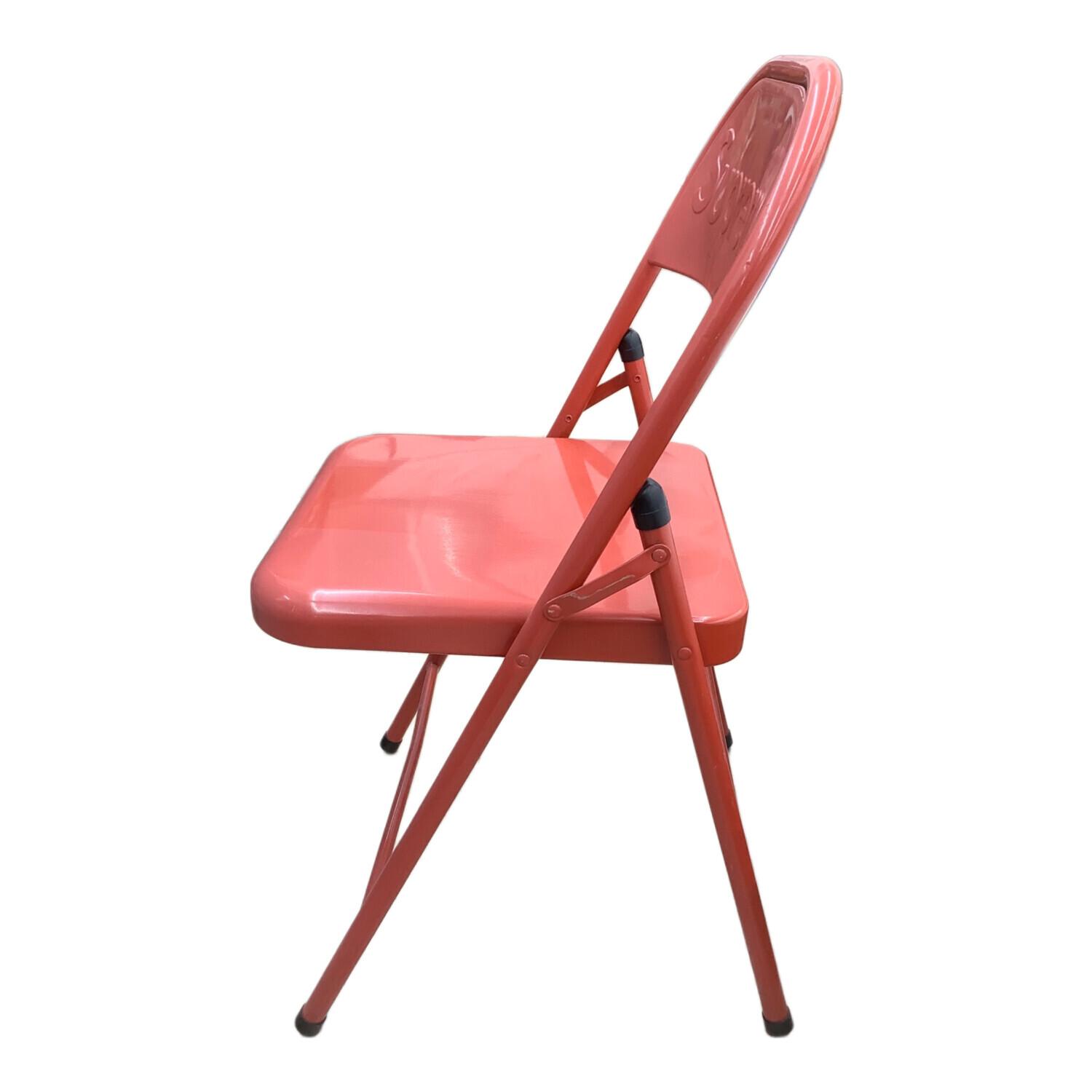 SUPREME (シュプリーム) メタルフォールディングチェア 20FW レッド