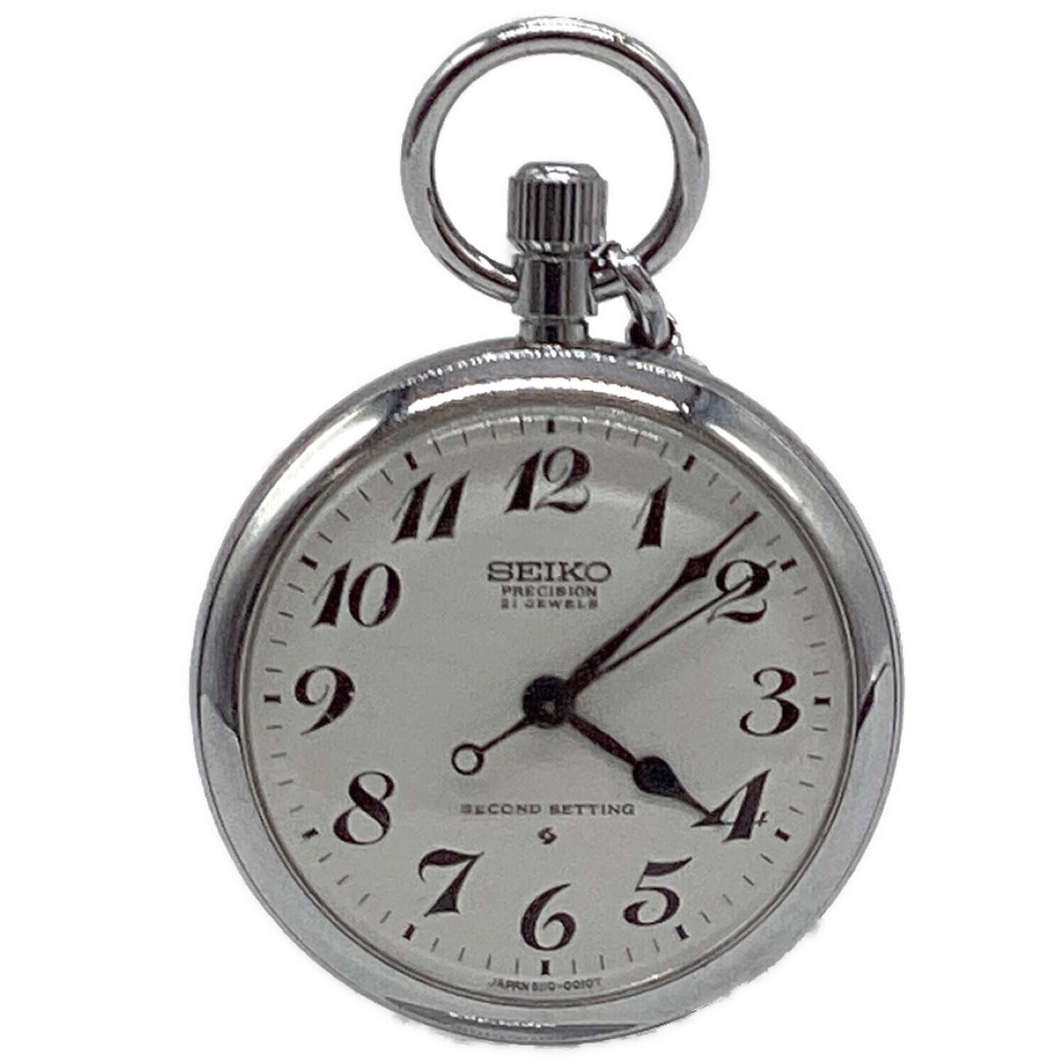SEIKO (セイコー) 70's 鉄道時計/懐中時計 3針 手巻 機械式 19セイコー
