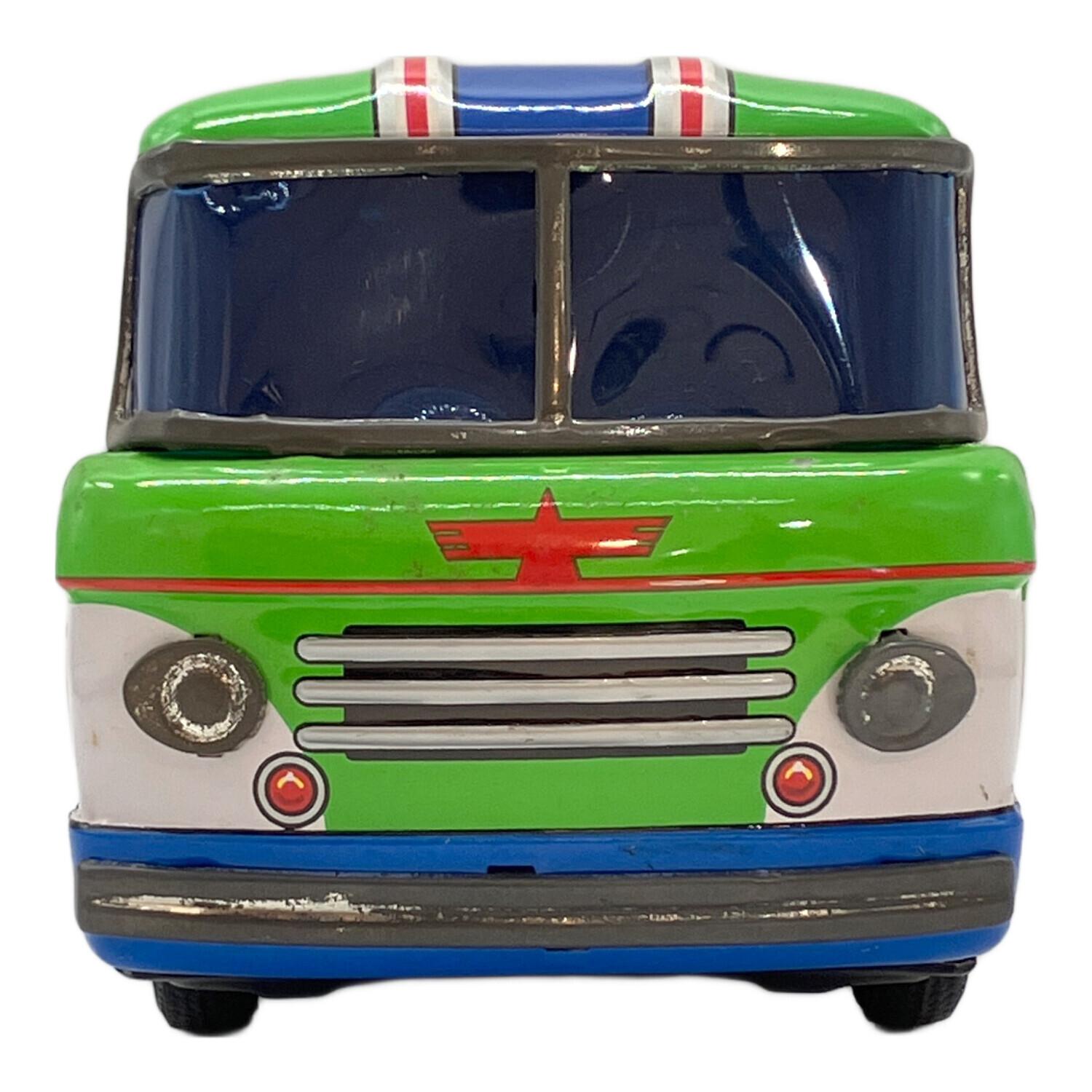 ミニカー キズ・ハガレ有 ブリキ 昭和レトロ 幼稚園バス｜トレファクONLINE