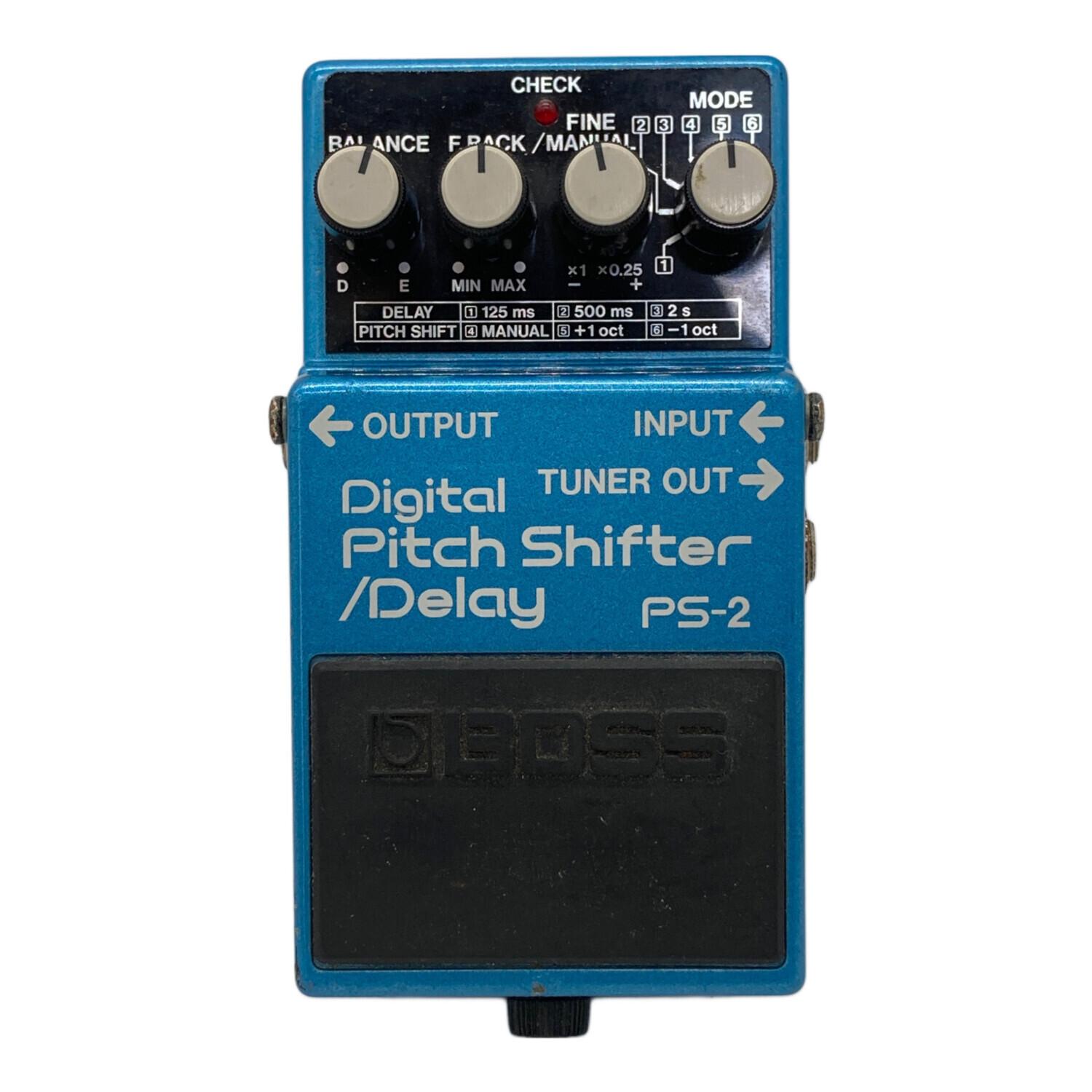 BOSS (ボス) ピッチシフター ブルーラベル PS-2 日本製｜トレファクONLINE