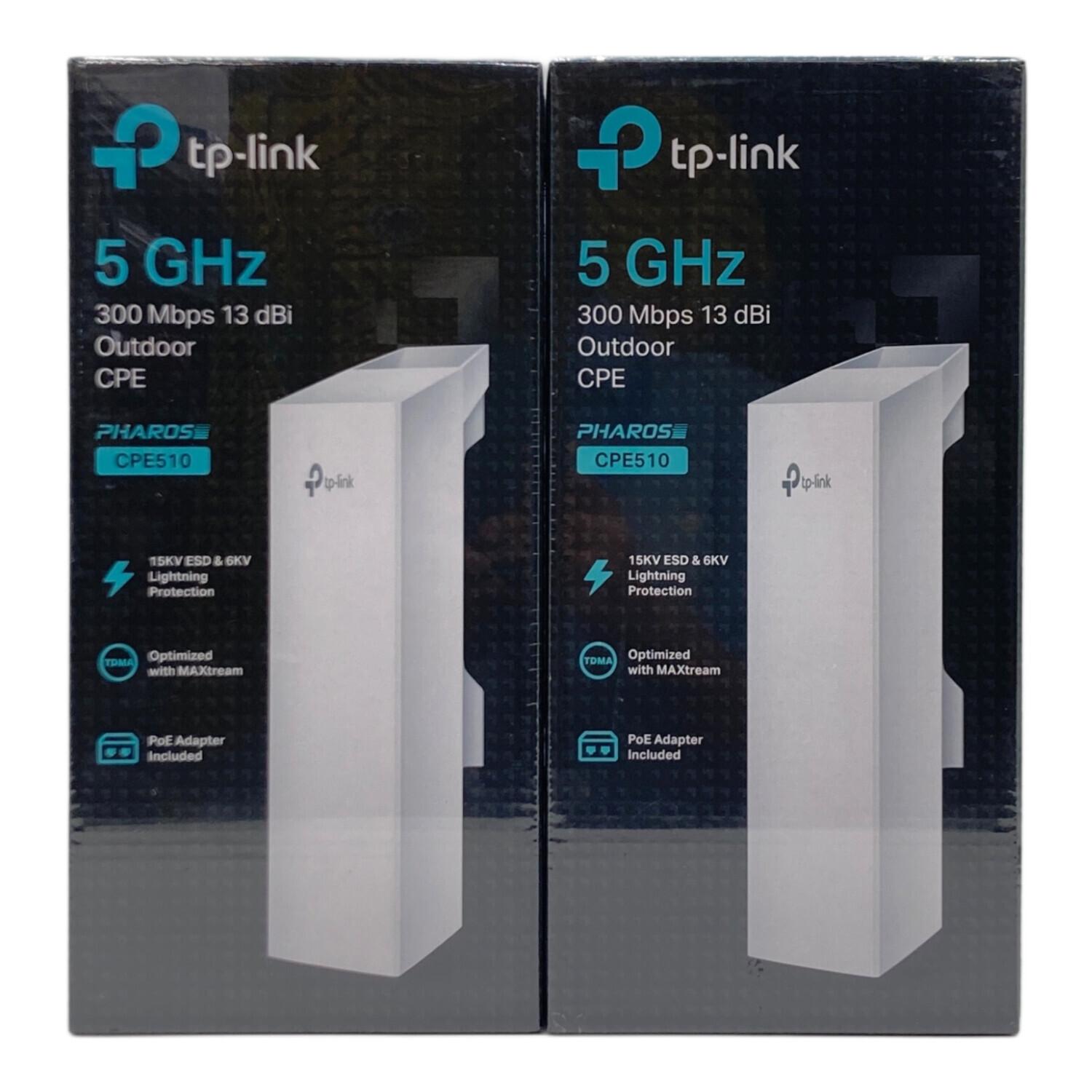 TP-LINK(ティーピーリンク) 5GHz 300Mbps 13dBi アウトドア CPE510 2P