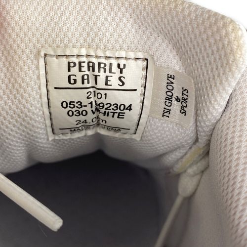 PEARLY GATES (パーリーゲイツ) ゴルフシューズ レディース ホワイト