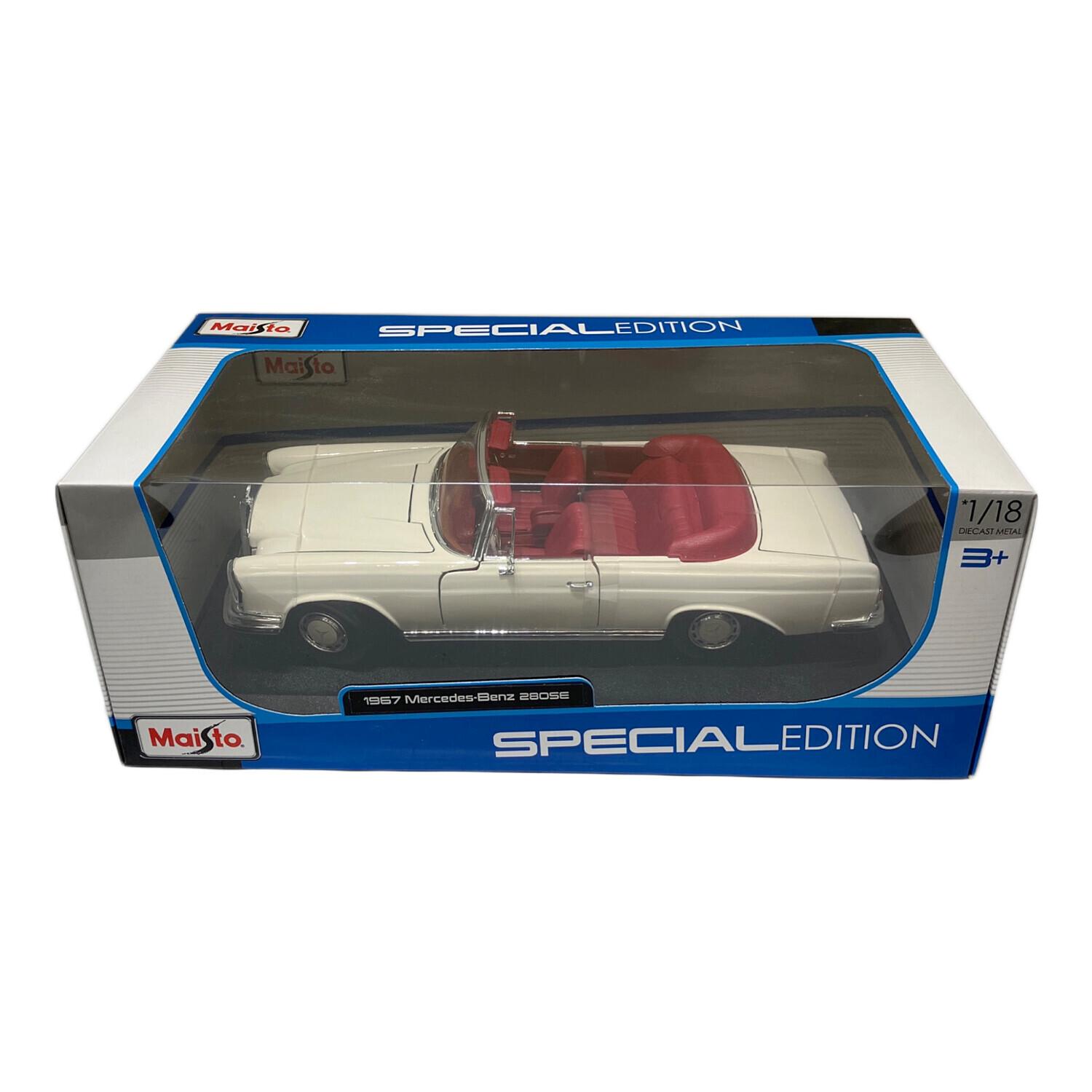 Maisto(マイスト) 1:18 1967 メルセデスベンツ 280SE 未使用品(開封品
