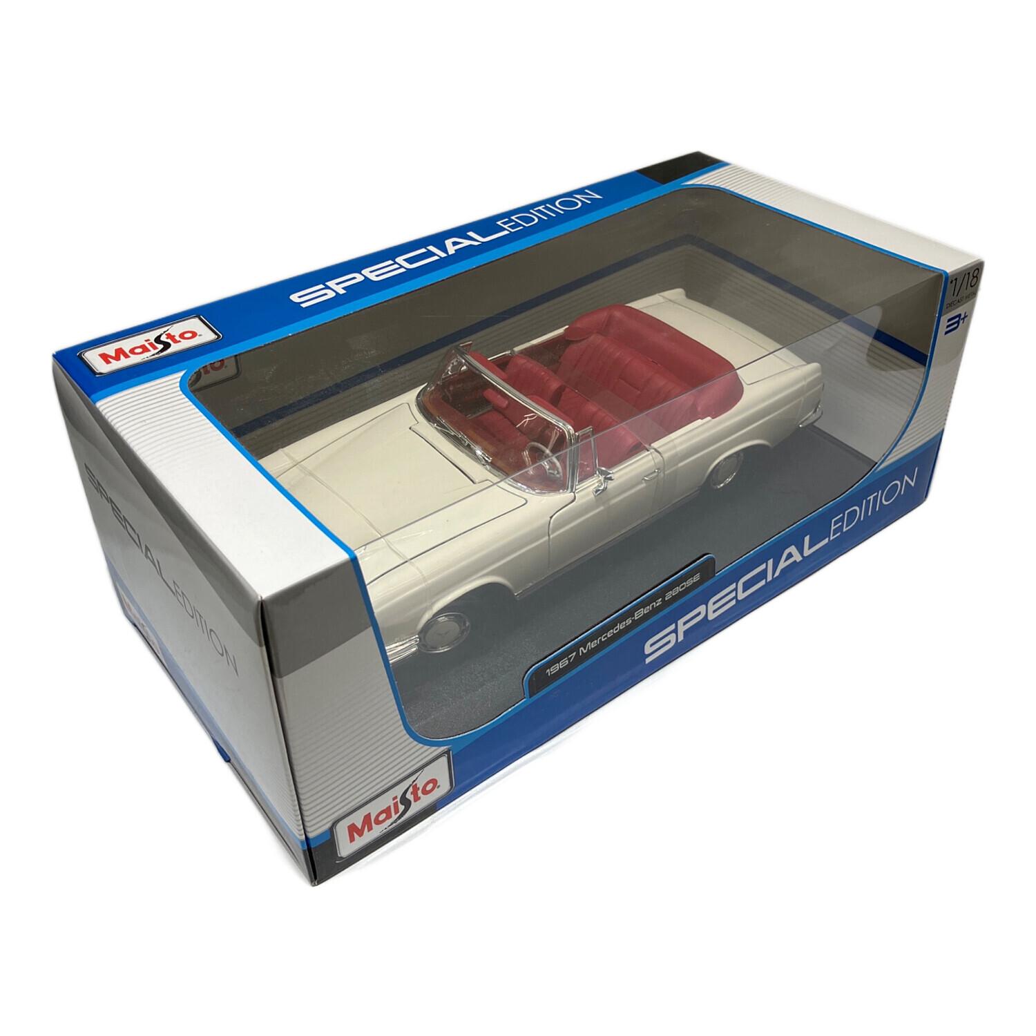 Maisto(マイスト) 1:18 1967 メルセデスベンツ 280SE 未使用品(開封品