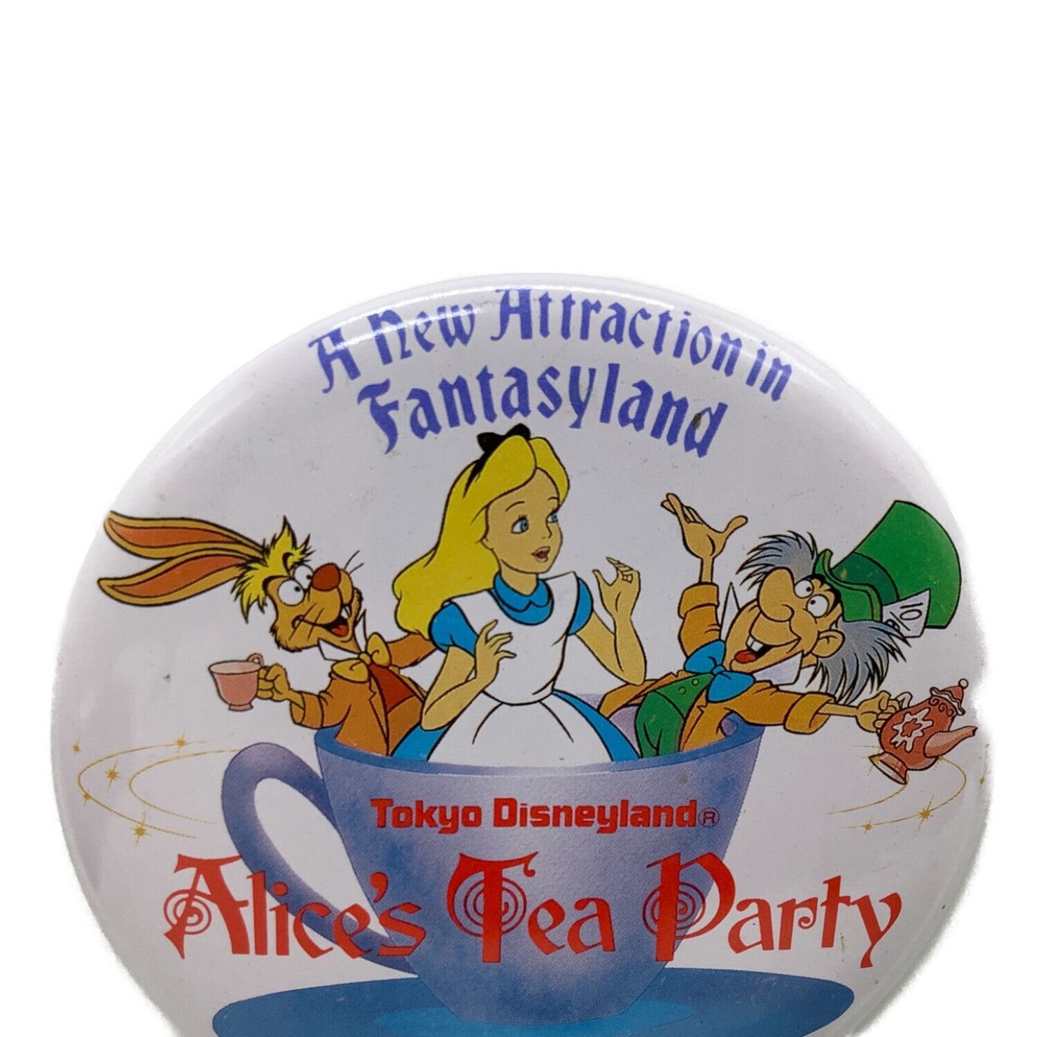 ふしぎの国のアリス アリスのティーパーティー 1986年 オープン記念 缶