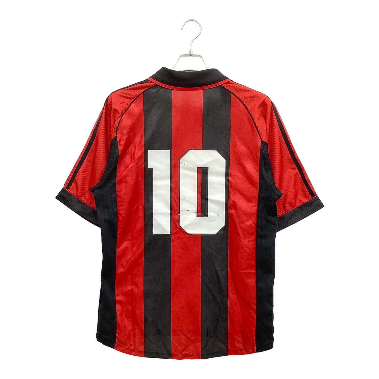 ACミラン ACミラン adidas サッカーシャツ Mサイズ 赤黒 アディダス
