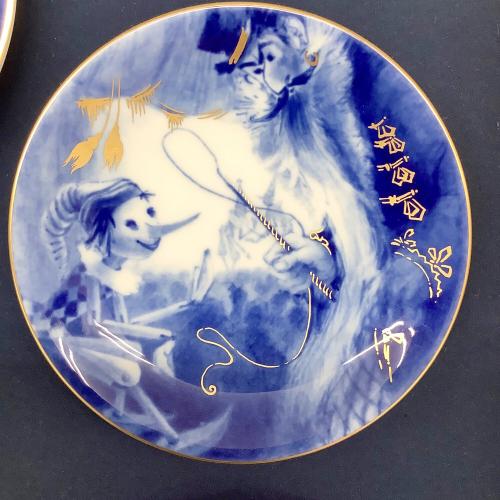 Meissen (マイセン) グリム童話 ミニプレート 額装 6Pセット