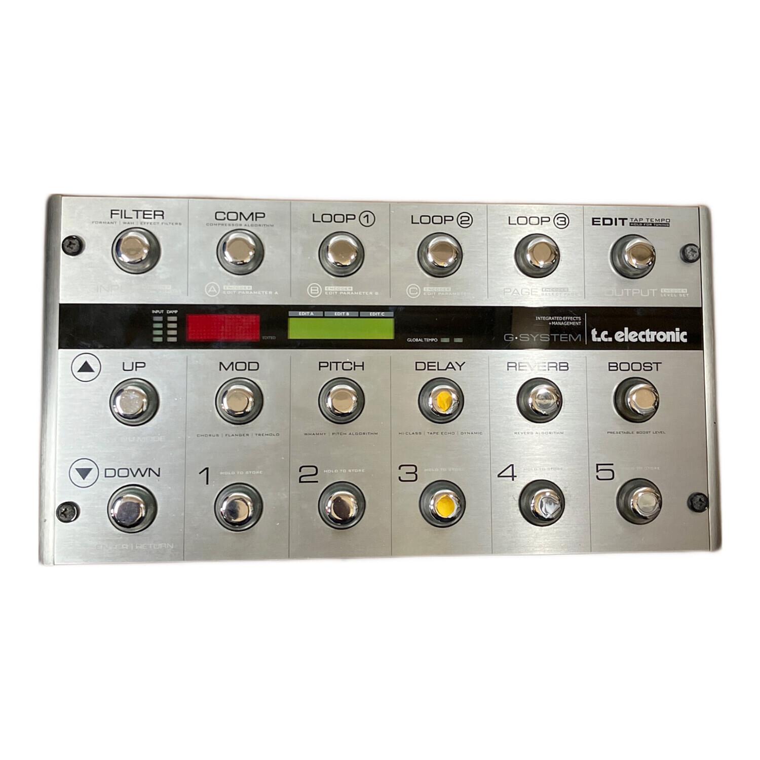 t.c.electronic (TCエレクトロニック) マルチエフェクター G-System