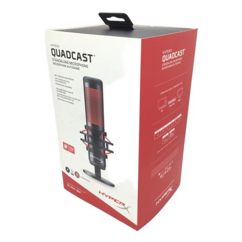 HyperX (ハイパーエックス) QuadCast USBコンデンサーゲーミングマイク