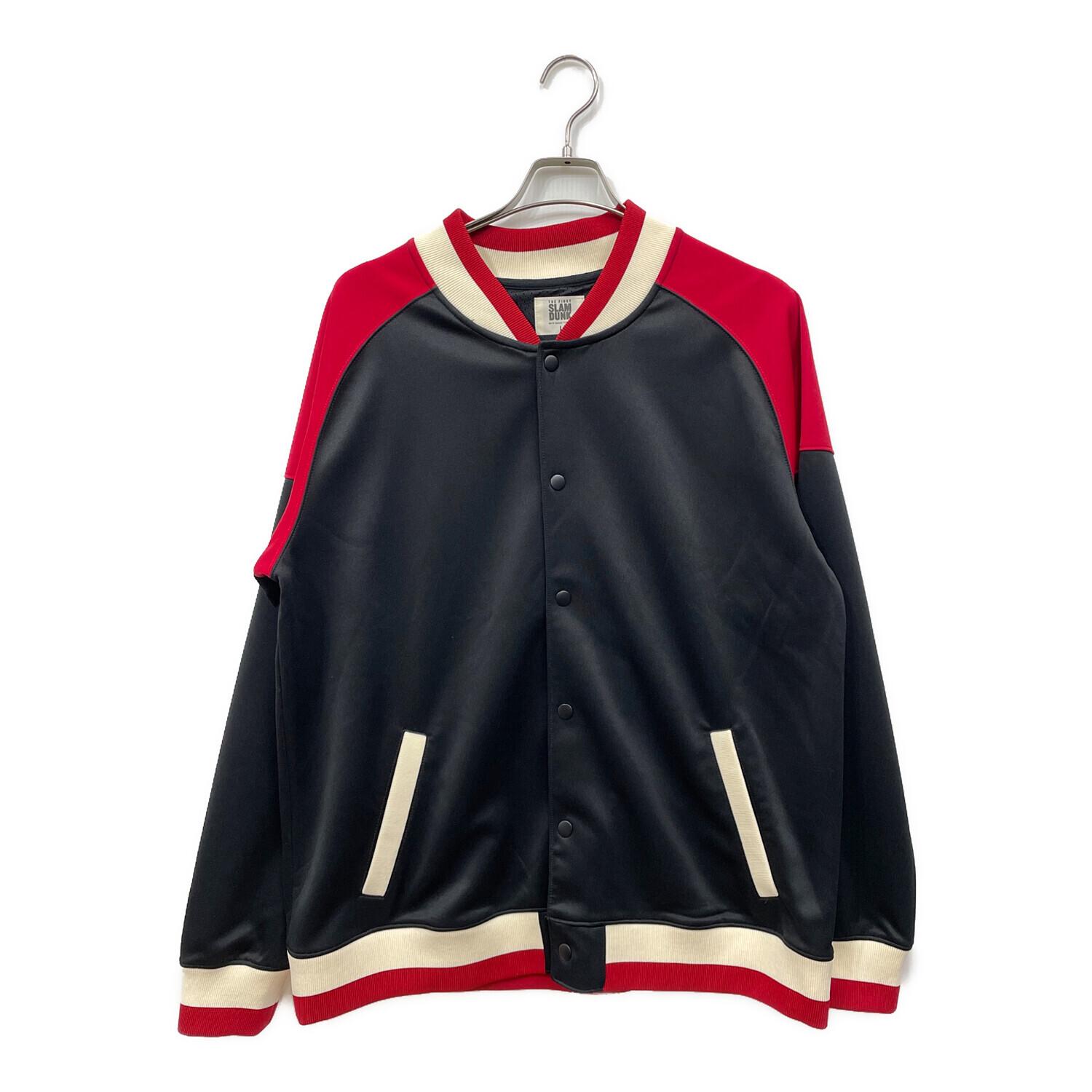 スラムダンク 湘北ジャージセット メンズ SIZE L ブラック×レッド THE