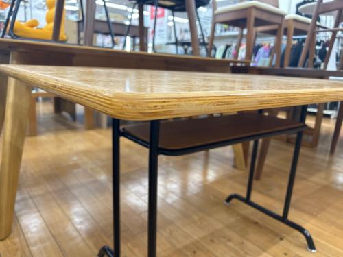 UNICO (ウニコ) ダイニングテーブル ライトブラウン×ブラック FUNEAT