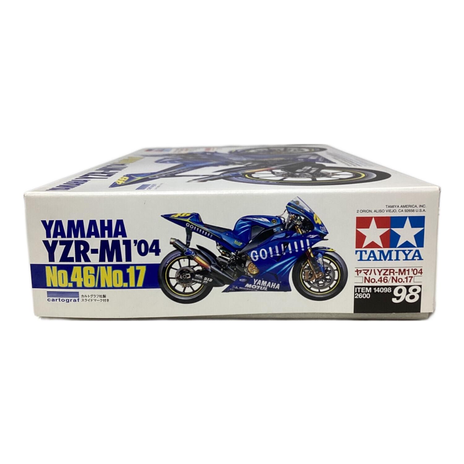 TAMIYA (タミヤ) プラモデル 1/12 ヤマハ YZR-M1'04 No.46/No.17