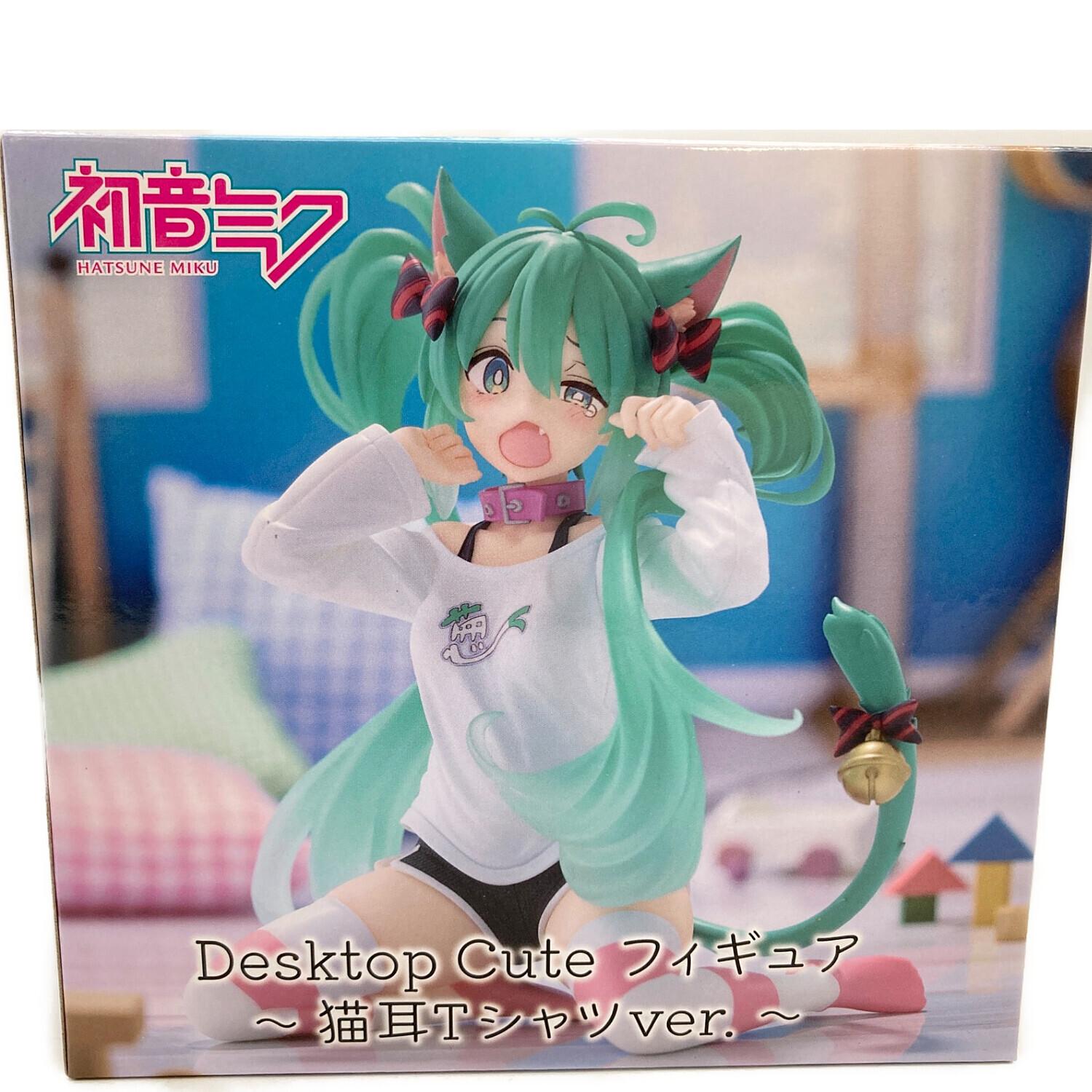 初音ミク Desktop Cute 猫耳Tシャツver. タイクレ限定ver. フィギュア