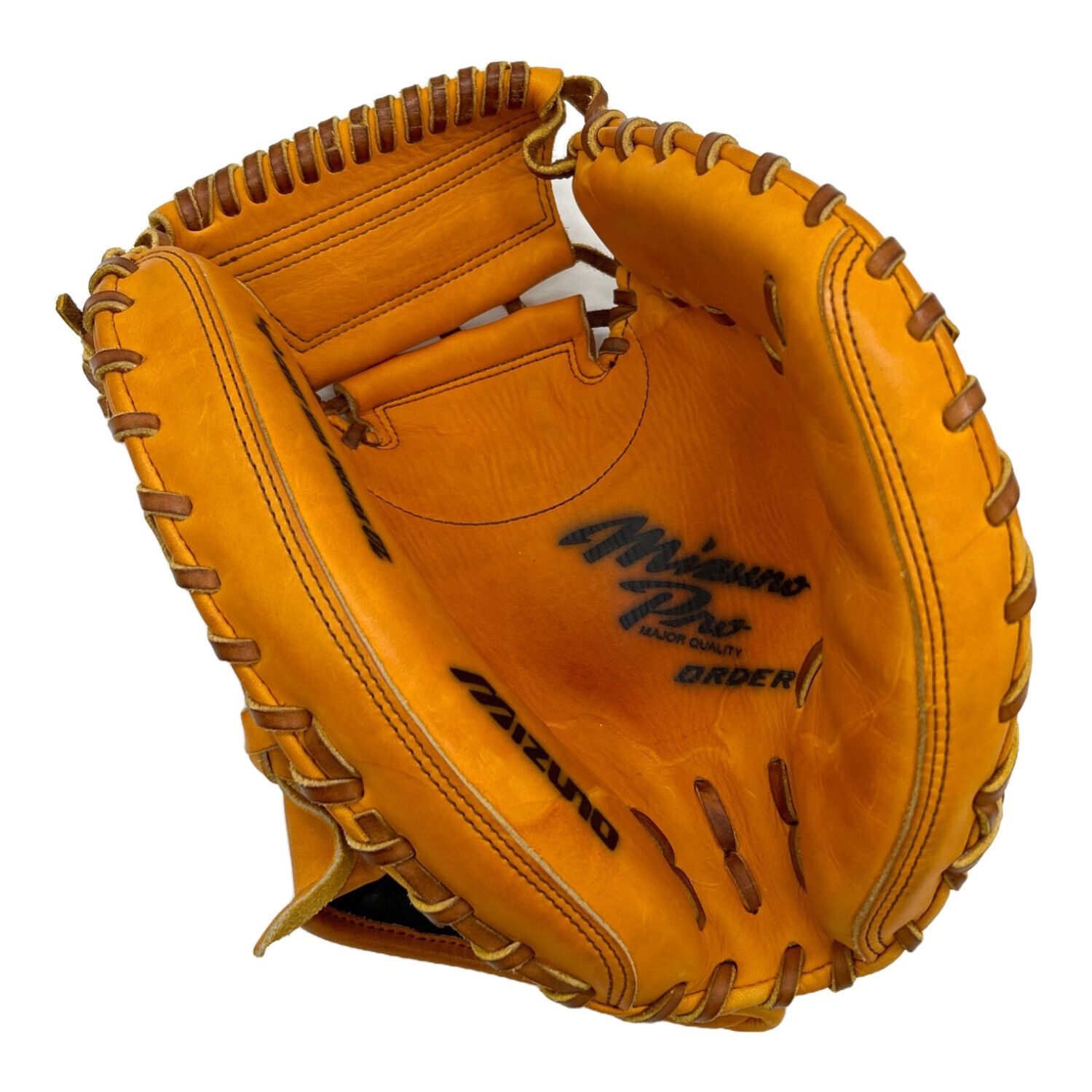 MIZUNO (ミズノ) グローブ オレンジ オーダー品 ネーム刺繍有 MIZUNO
