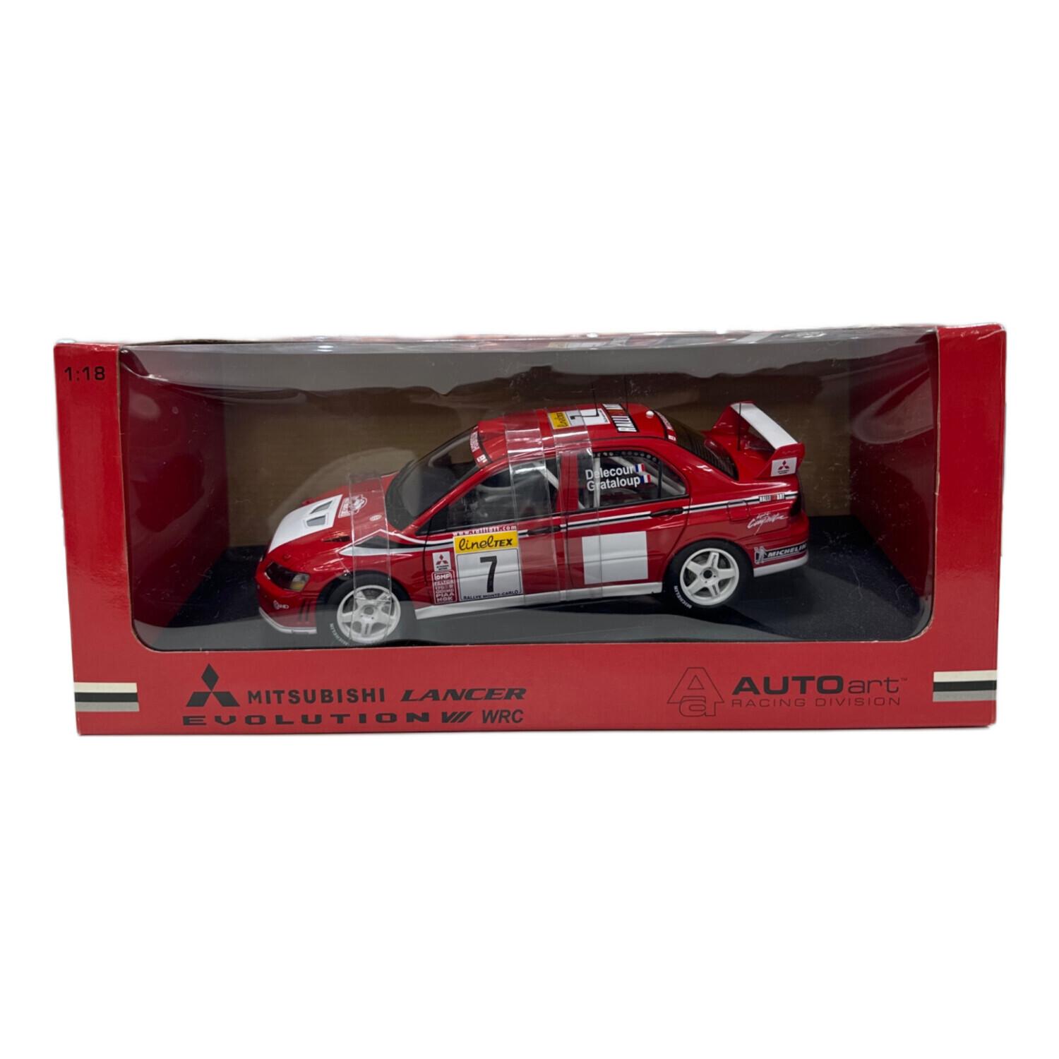 MITSUBISHI (ミツビシ) 三菱 ランサーエボリューション VII WRC @ 1/18