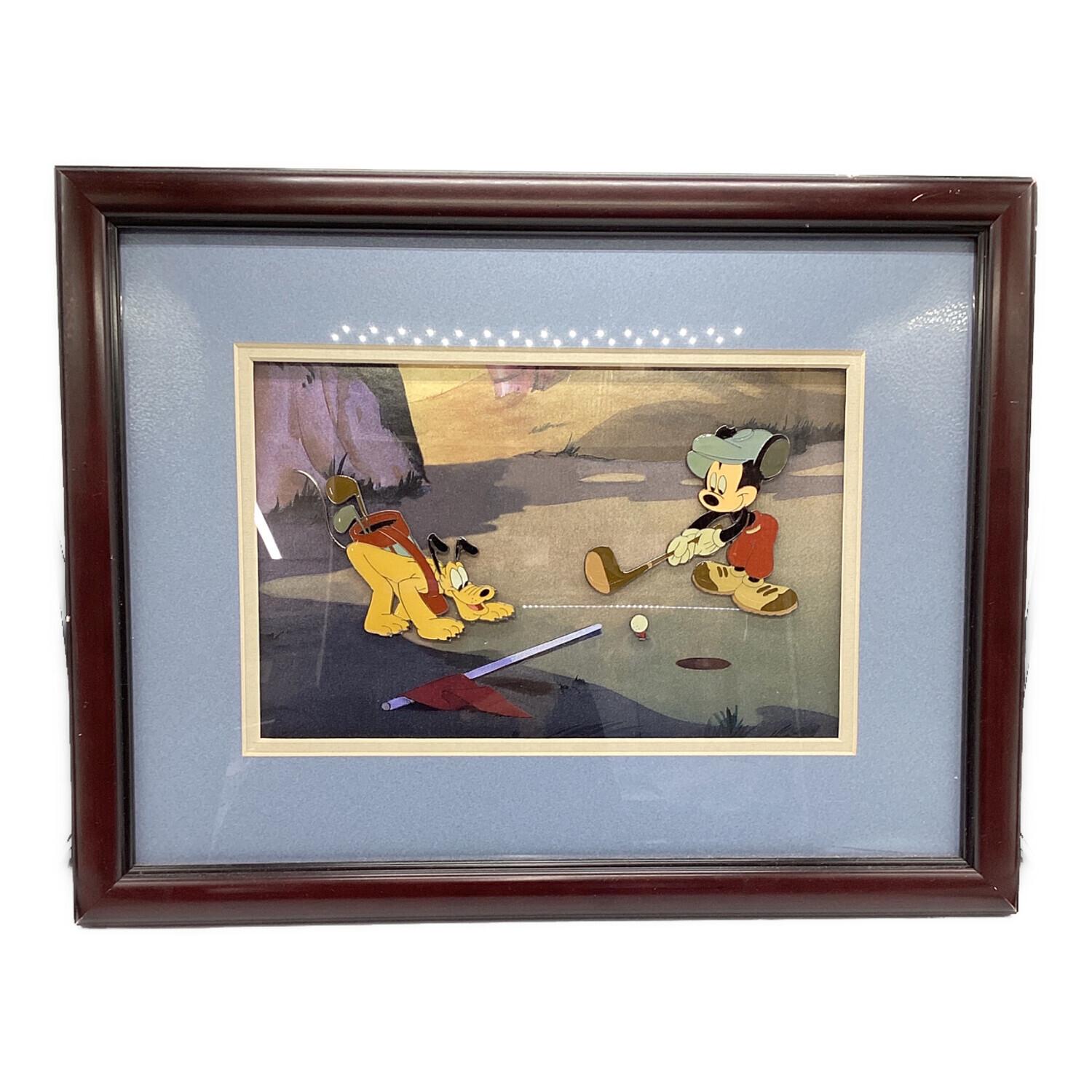 DISNEY (ディズニー)「ミッキーのゴルフ」 セル画ピンバッジ