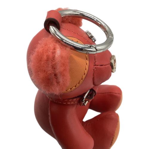 COACH (コーチ) ベアチャーム レッド×オレンジ ベア/キーフォブ スター