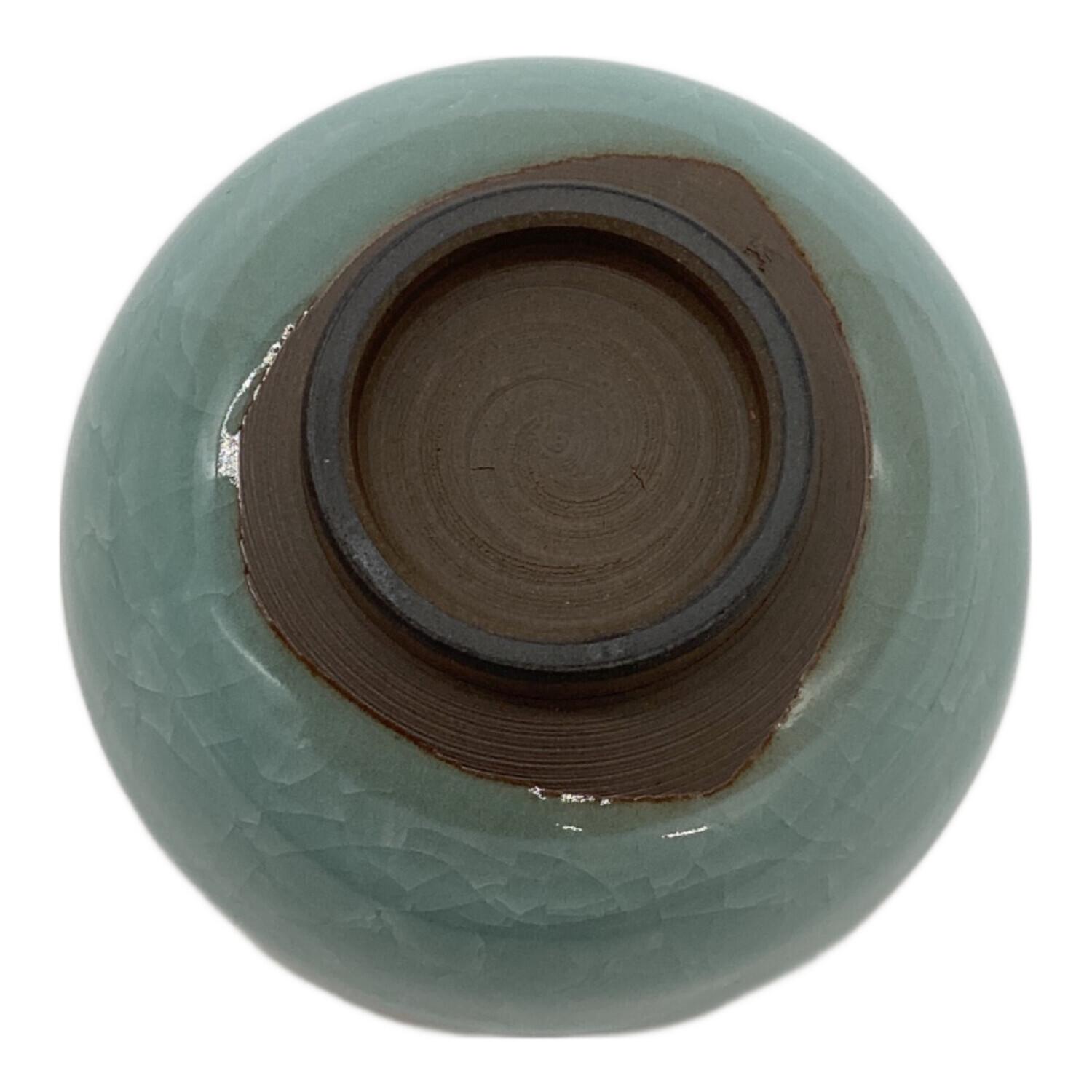 鍋島焼 青磁茶碗 小笠原 長春｜トレファクONLINE