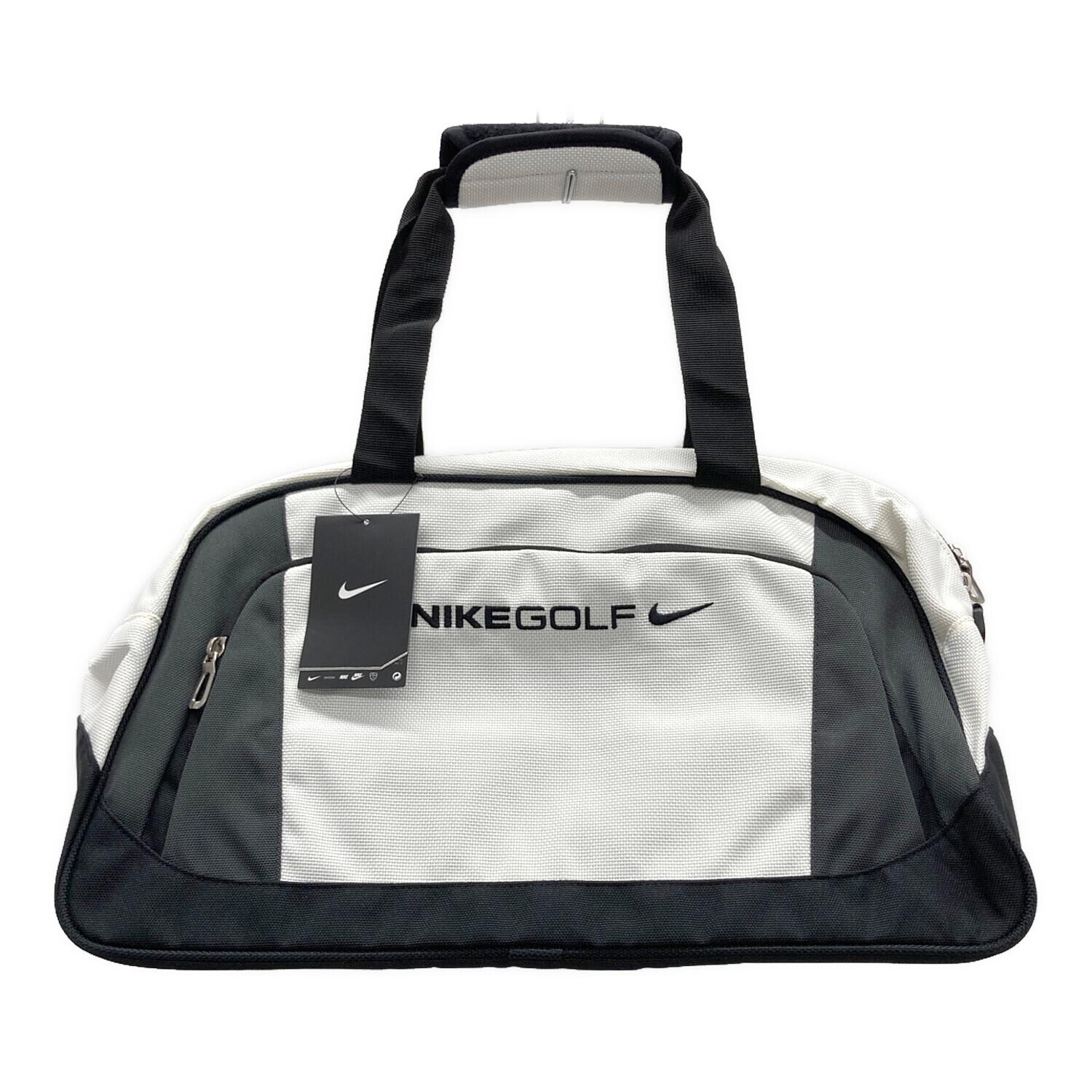 NIKE (ナイキ) ゴルフバッグ ホワイト×ブラック ボストンバッグ TG0191