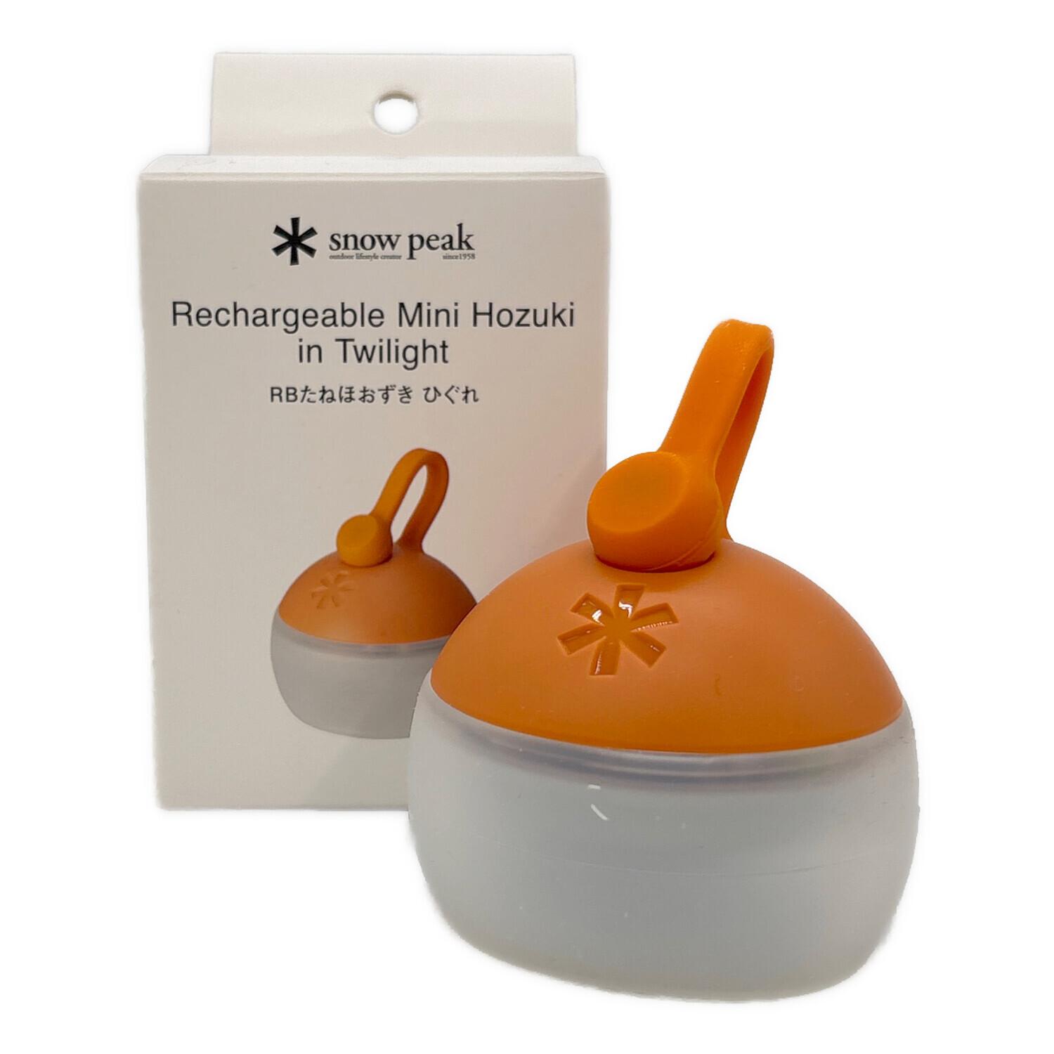 Snow peak (スノーピーク) LEDライト RBたねほおずき ひぐれ ES-141-OR