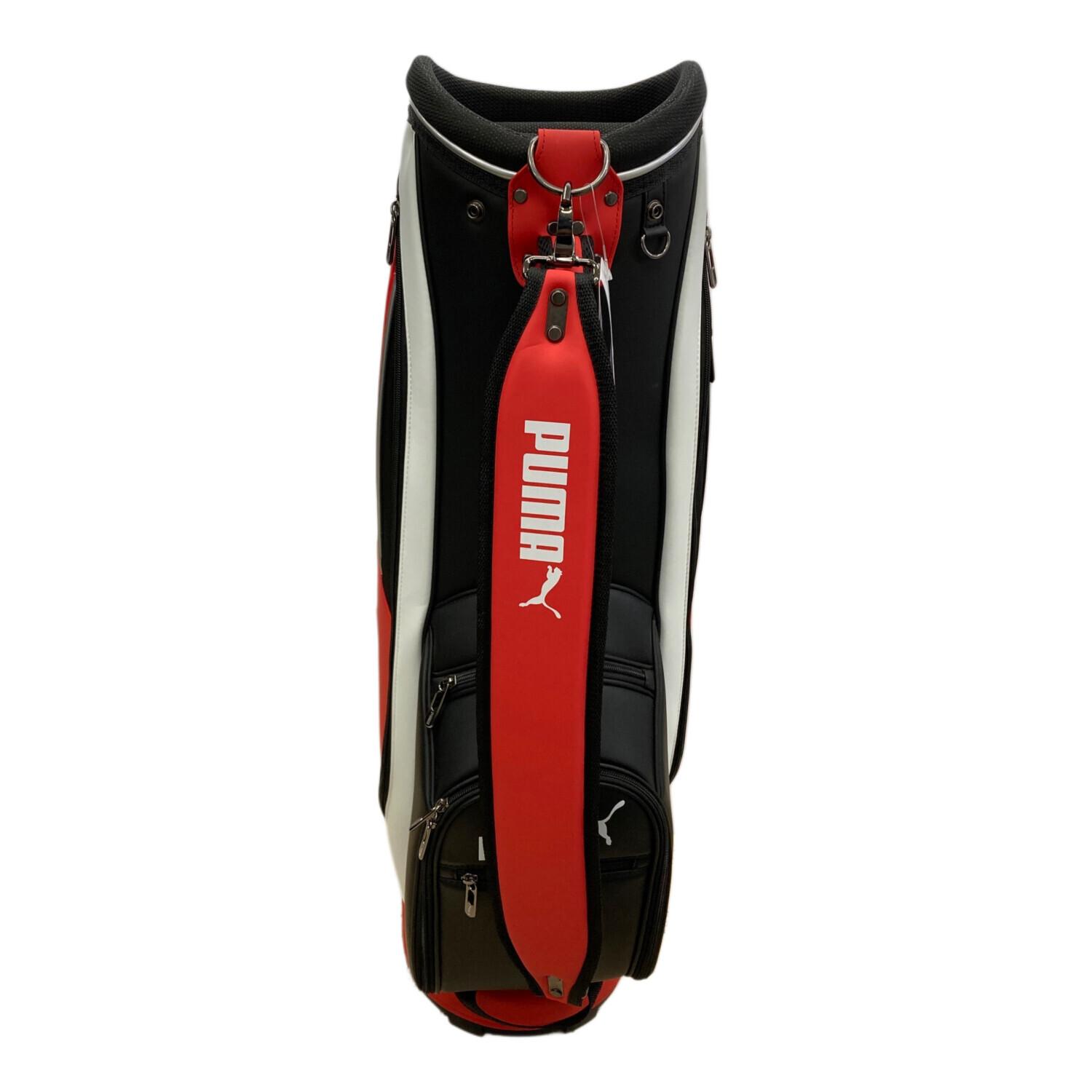 PUMA (プーマ) キャディバッグ ブラック×レッド｜トレファクONLINE