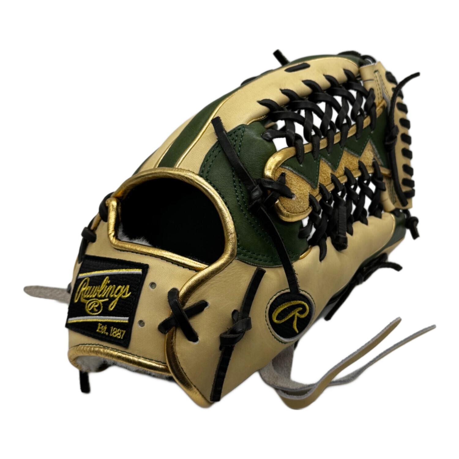 RAWLINGS (ローリングス) 軟式グローブ グリーン×キャメル HOH PRO