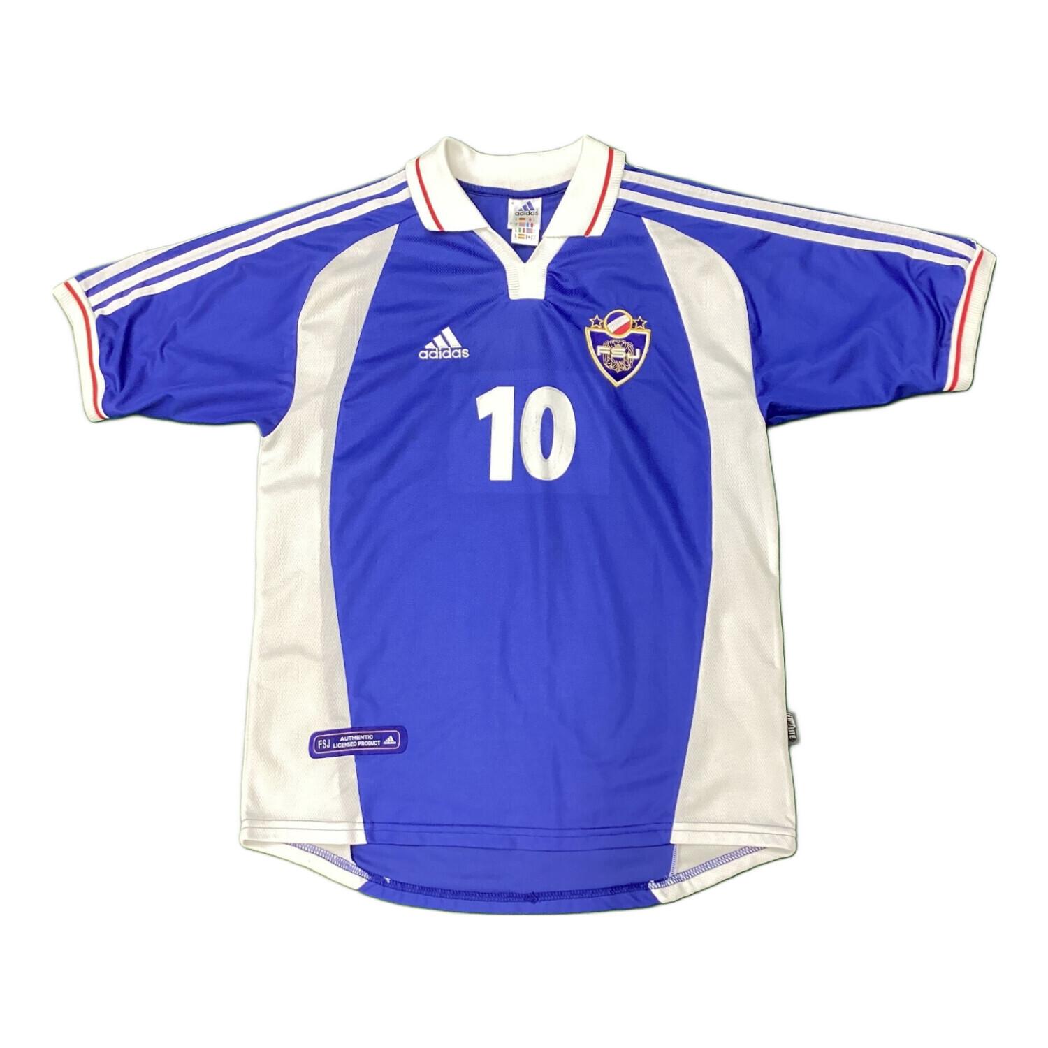 ユーゴスラビア代表 サッカーユニフォーム SIZE O ブルー ドラガン