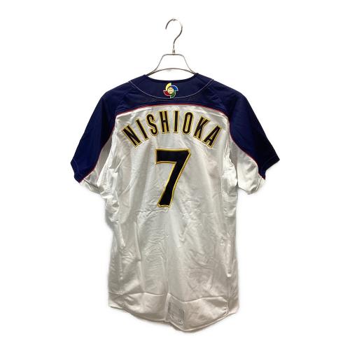 侍ジャパン (サムライジャパン) 応援グッズ SIZE O ホワイト×ネイビー