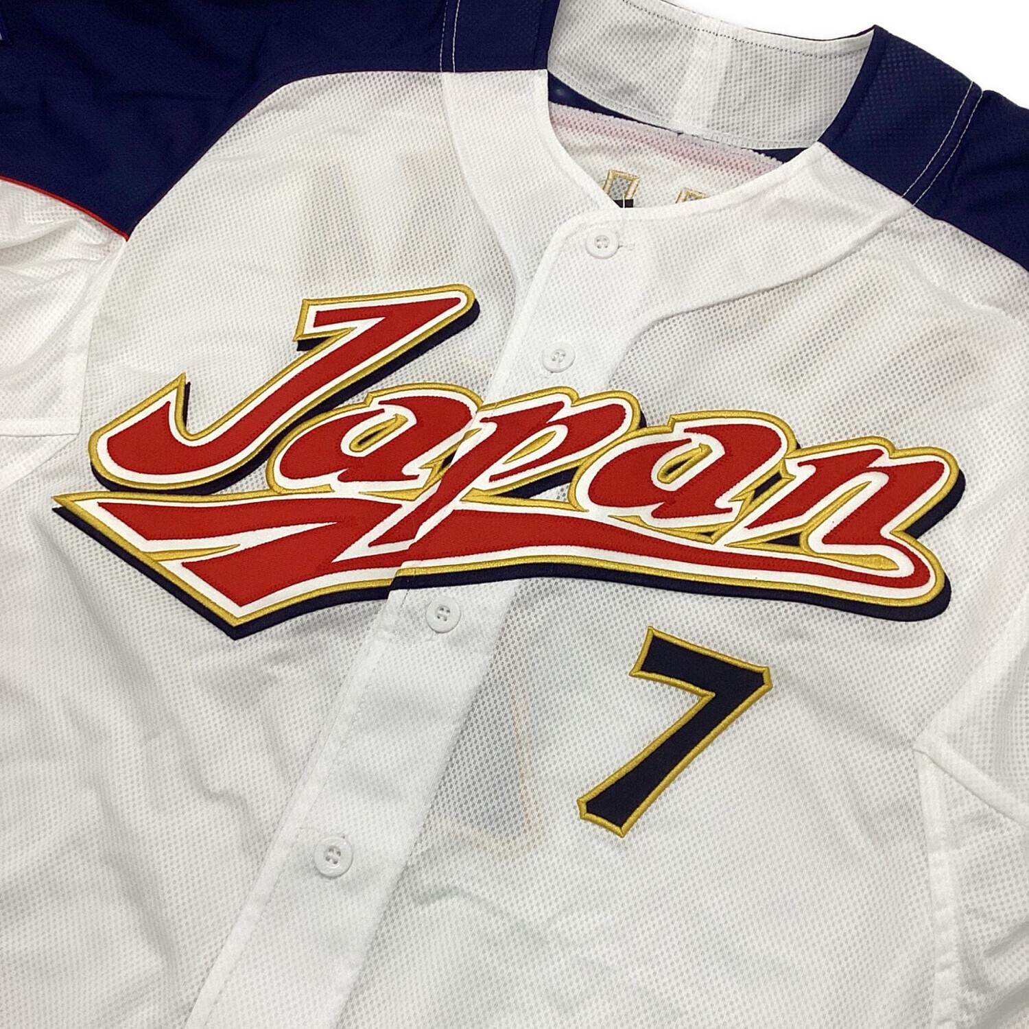 侍ジャパン (サムライジャパン) 応援グッズ SIZE O ホワイト×ネイビー