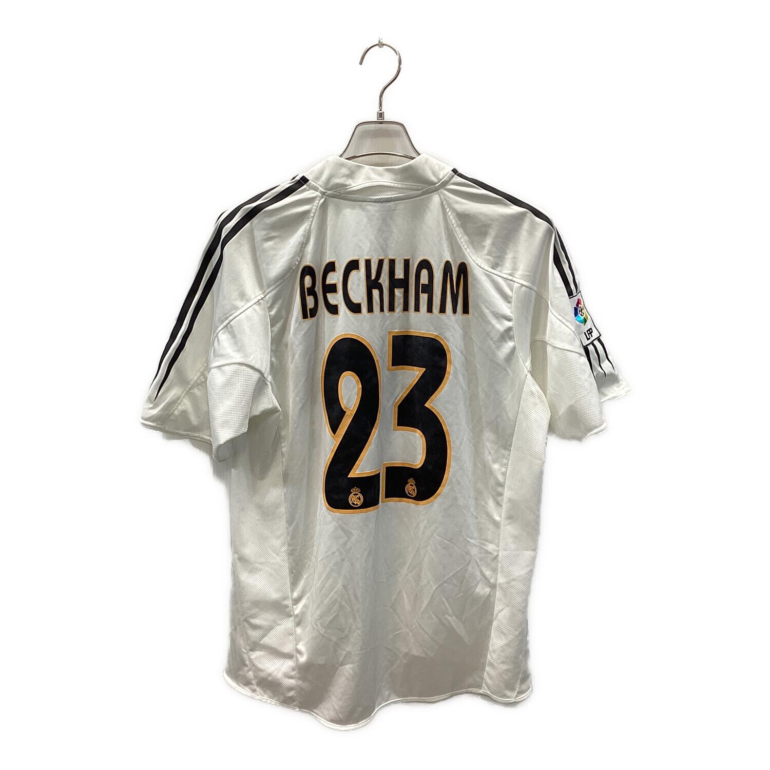 新品 レアル・マドリード ベッカム 23番 半袖 シャツ BECKHAM レアル