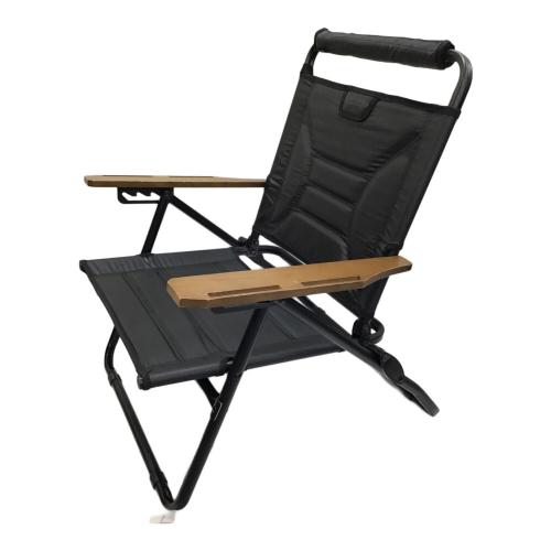 AS2OV (アッソブ) アウトドアチェア ブラック リクライニングローバー