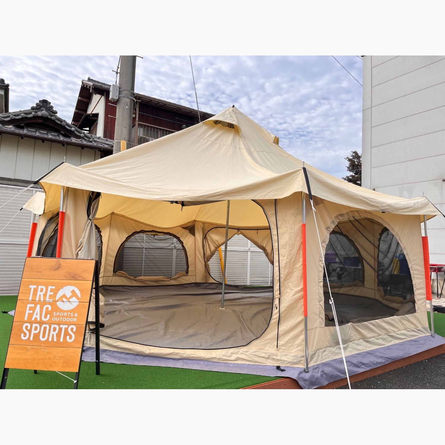 タケノコテントタン、グランドシートセット DOD タケノコテント