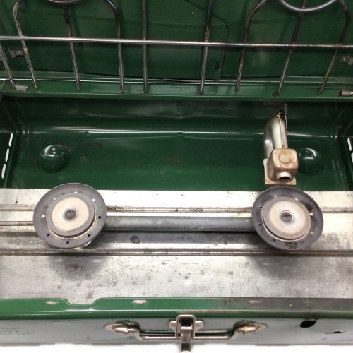 Coleman (コールマン) ガソリンツーバーナー 丸型五徳 413G 1977年3月