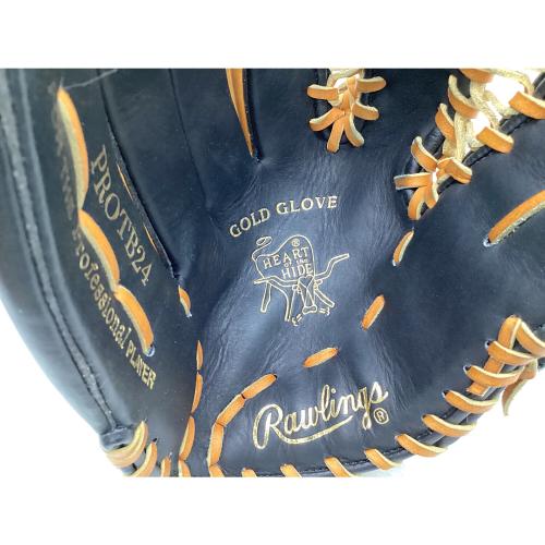 RAWLINGS (ローリングス) 軟式グローブ ブラック×ブラウン ケース付