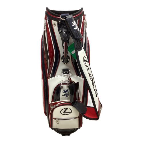 LEXUS (レクサス) キャディバッグ ホワイト×ネイビー Admiral