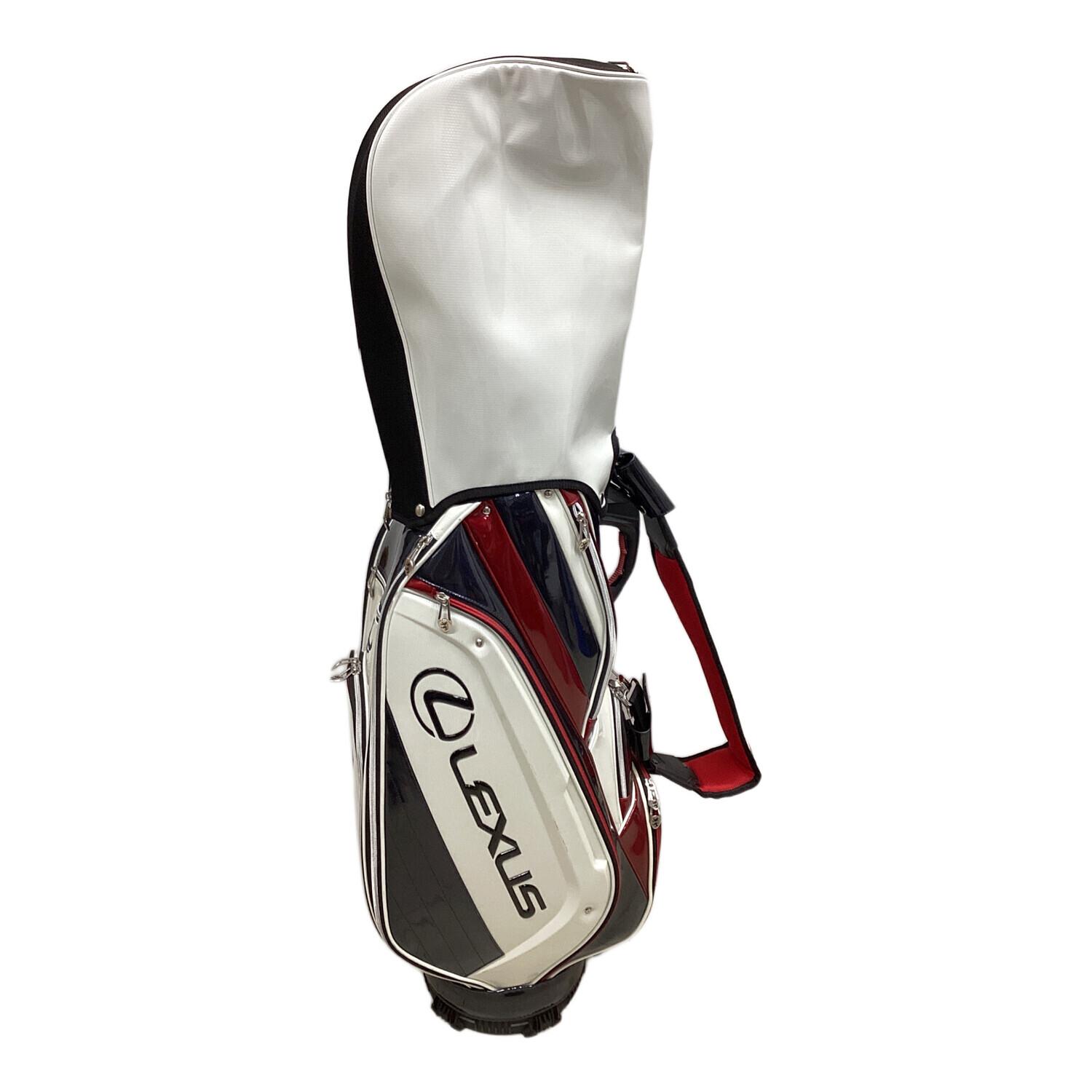 LEXUS (レクサス) キャディバッグ ホワイト×ネイビー Admiral