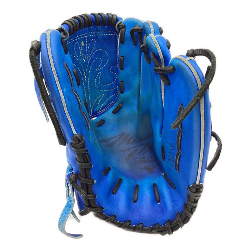 MIZUNO PRO (ミズノ プロ) 軟式グローブ SIZE 約28cm ブルー×ブラック