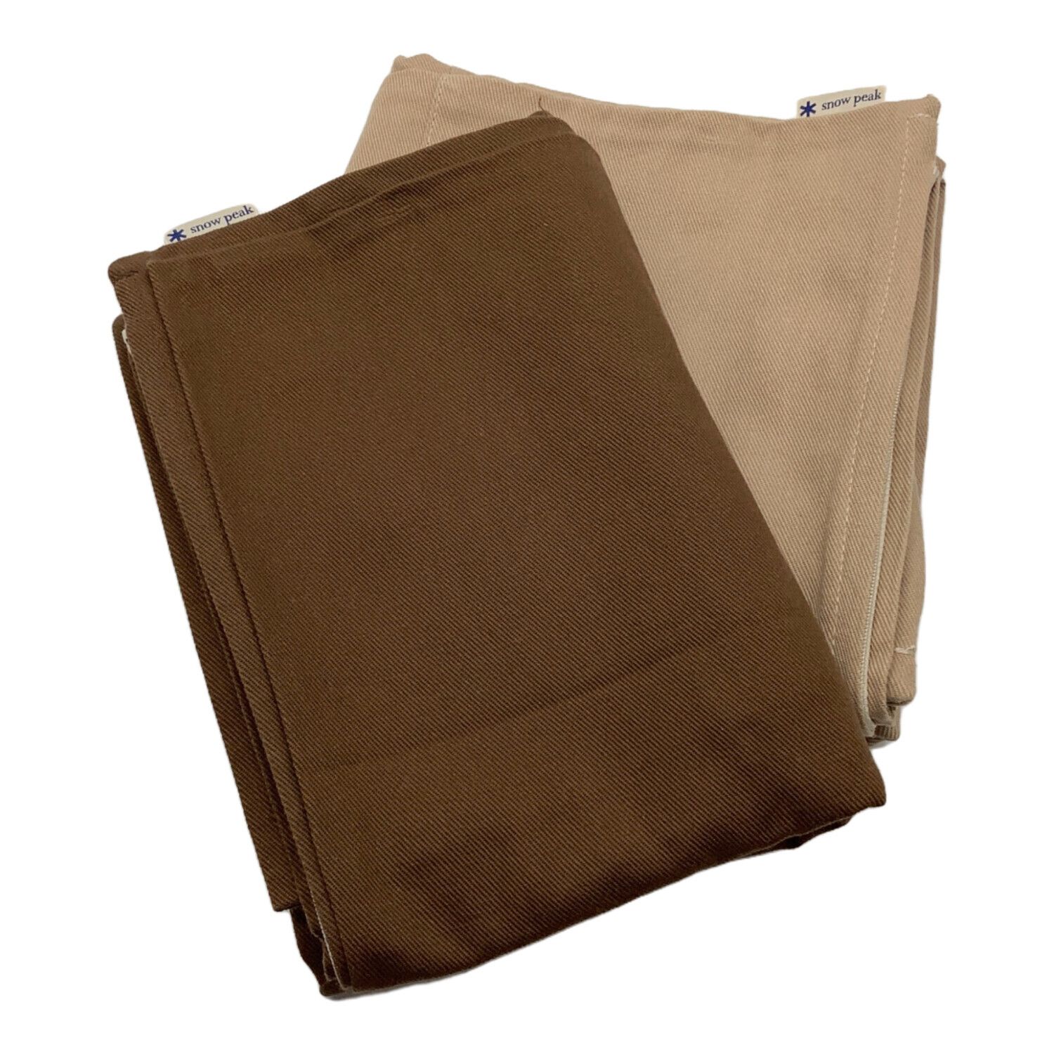 Snow peak (スノーピーク) アウトドア雑貨 カーキ・ブラウン2点セット