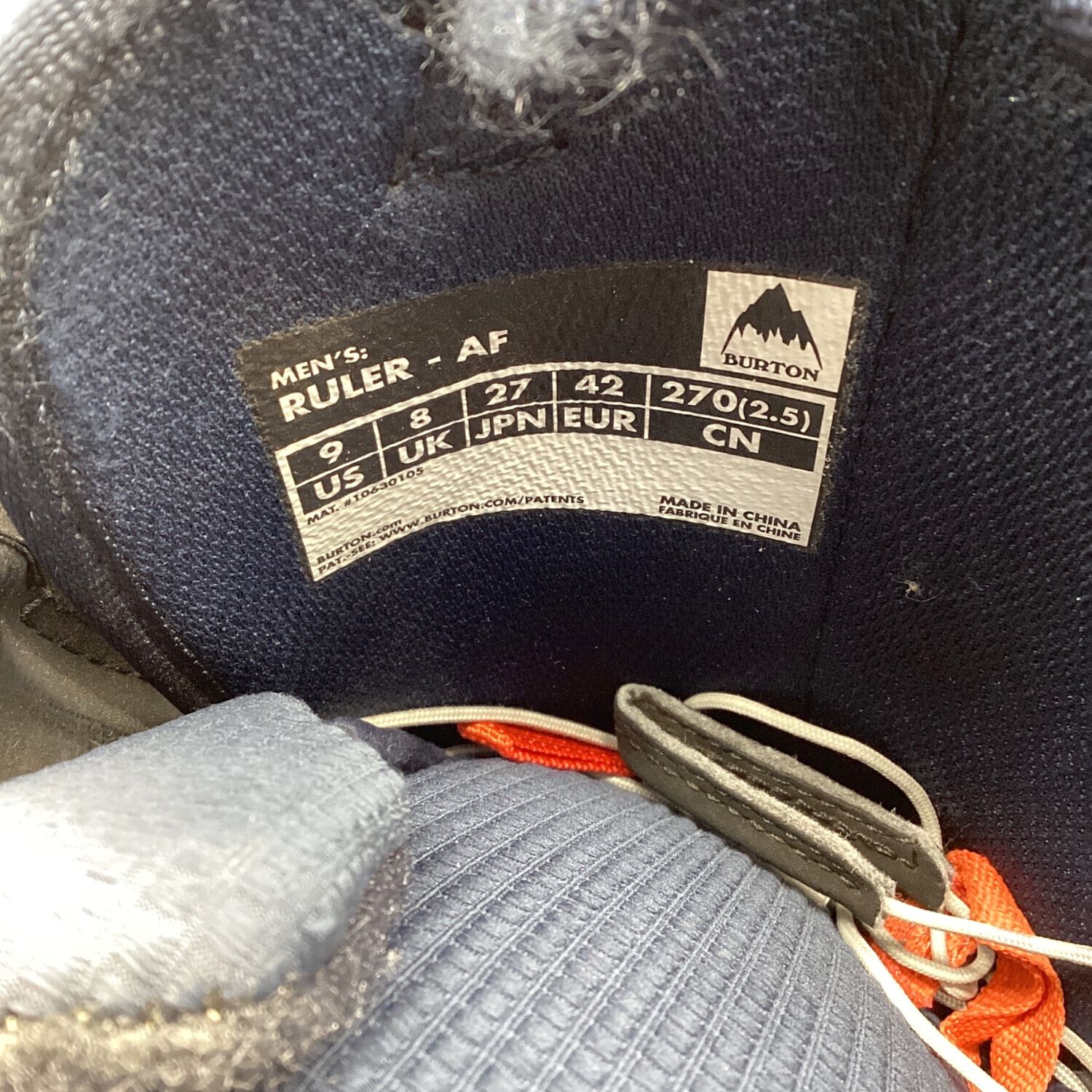 BURTON (バートン) スノーボードブーツ メンズ SIZE 27cm ネイビー 19