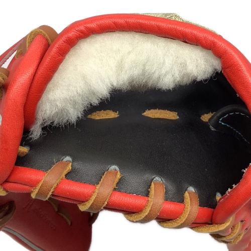 MIZUNO (ミズノ) 硬式グローブ レッド ケース付 Global Elite 鈴木