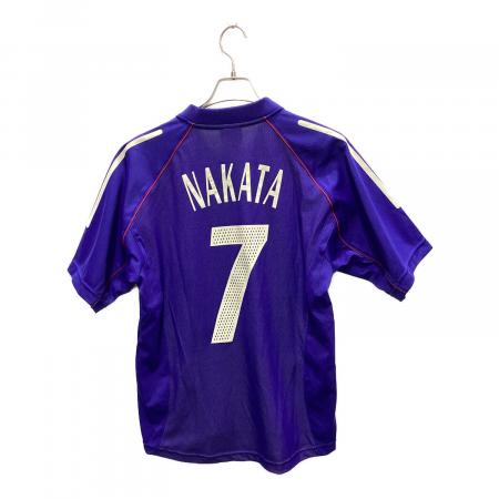 日本代表 サッカーユニフォーム SIZE M ブルー 【7】中田英寿