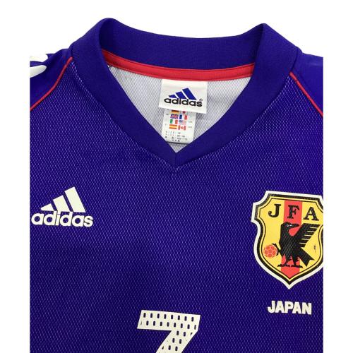日本代表 サッカーユニフォーム SIZE M ブルー 【7】中田英寿