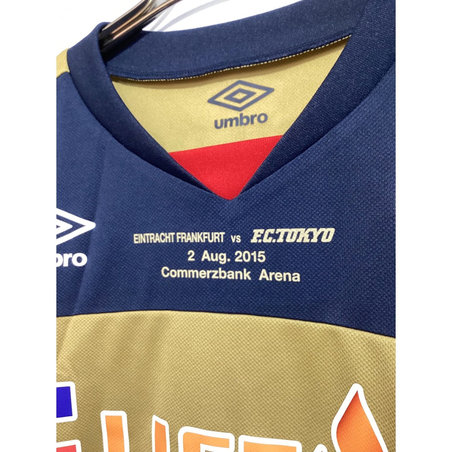 FC東京 (エフシートウキョウ) サッカーユニフォーム SIZE O ゴールド