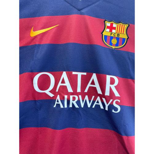 FCバルセロナ サッカーユニフォーム SIZE S ネイビー×レッド 15/16