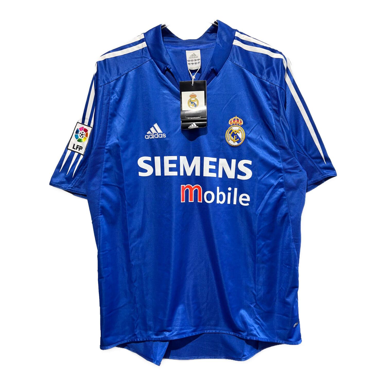 レアル・マドリード サッカーユニフォーム メンズ SIZE L ブルー 04/05