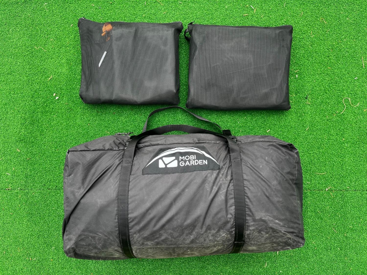 MOBI GARDEN (モビガーデン) ドームテント ブラック コマンダー185 約