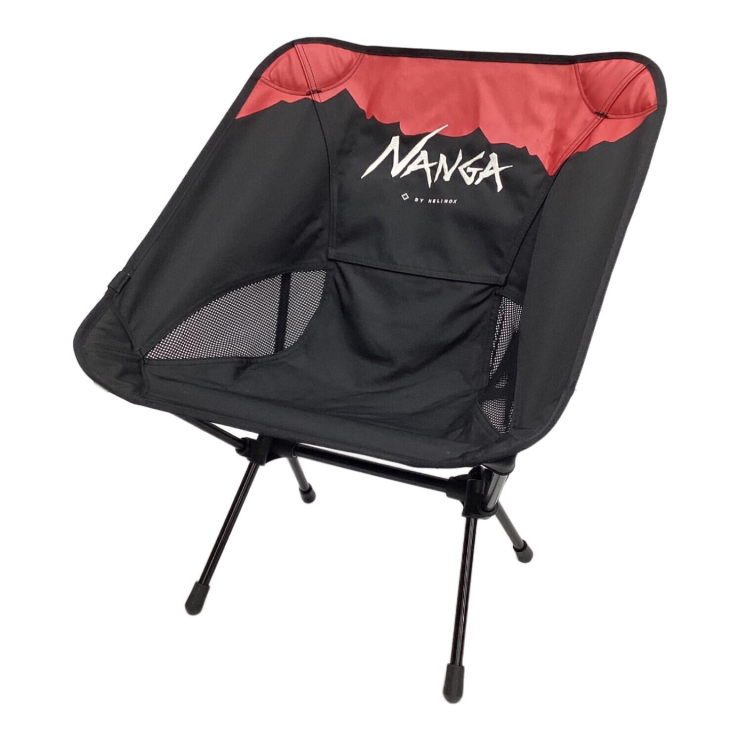 Helinox (ヘリノックス) アウトドアチェア ブラック×レッド NANGA
